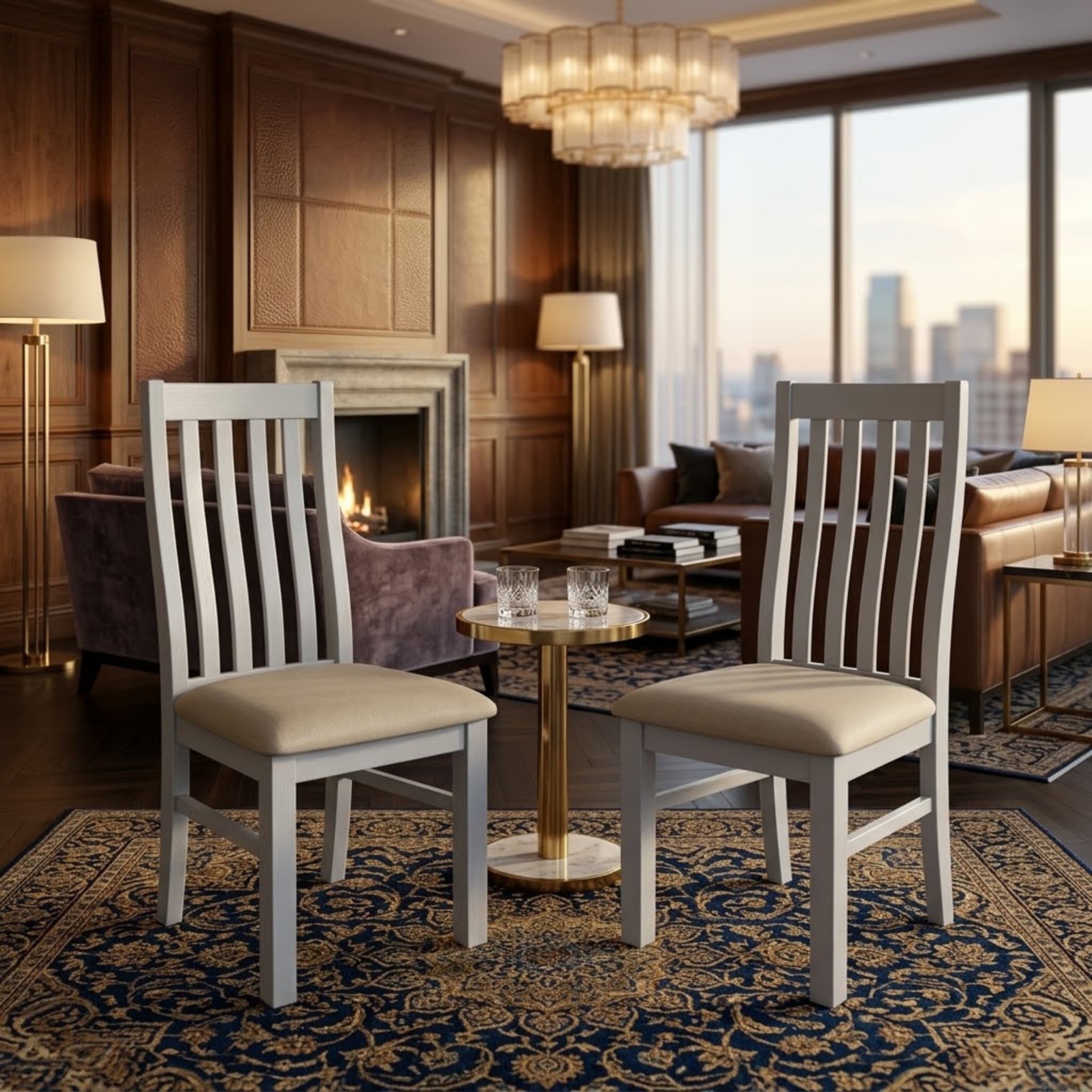 Ashland Dining Chair – PU Pad – Set of 2