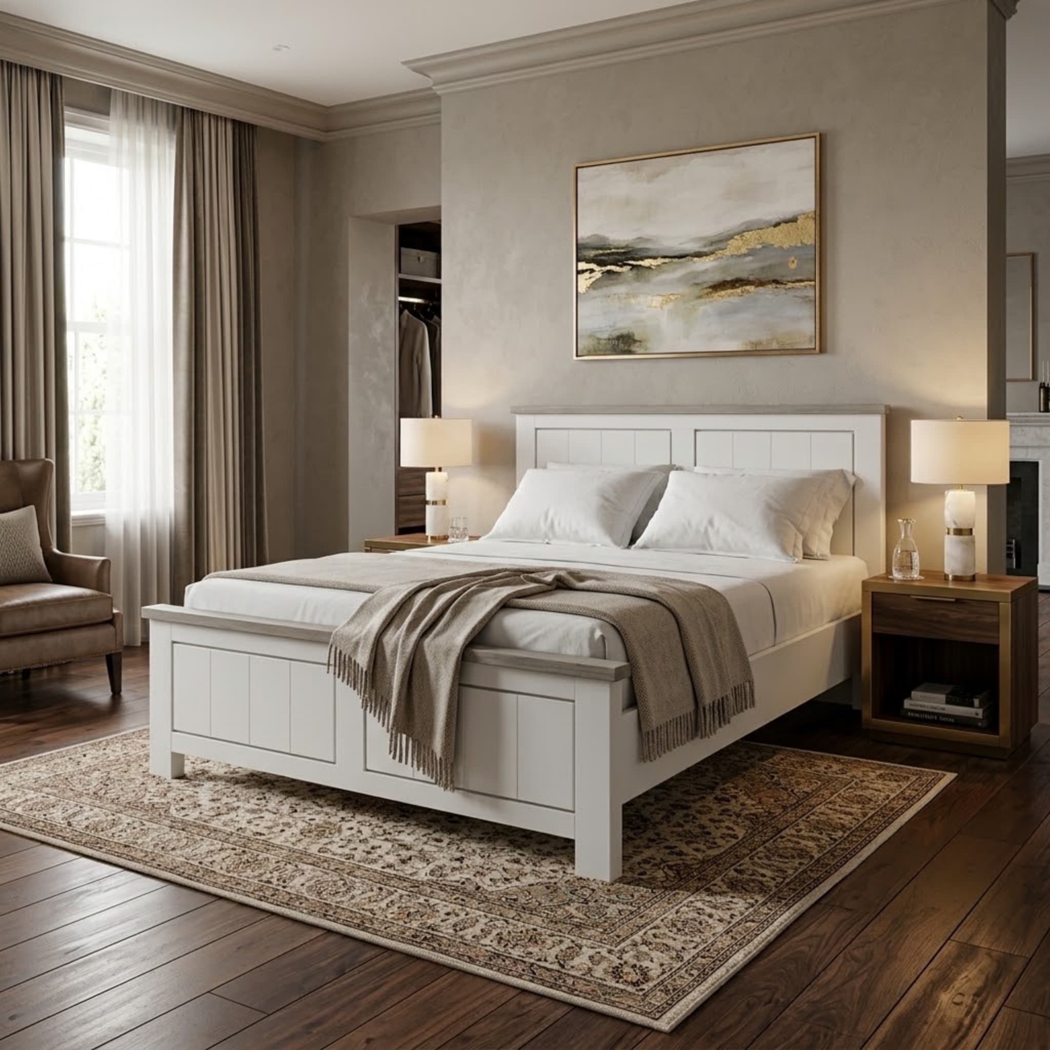 Ashland Queen Bedroom Suite + Omega Medium Mattress