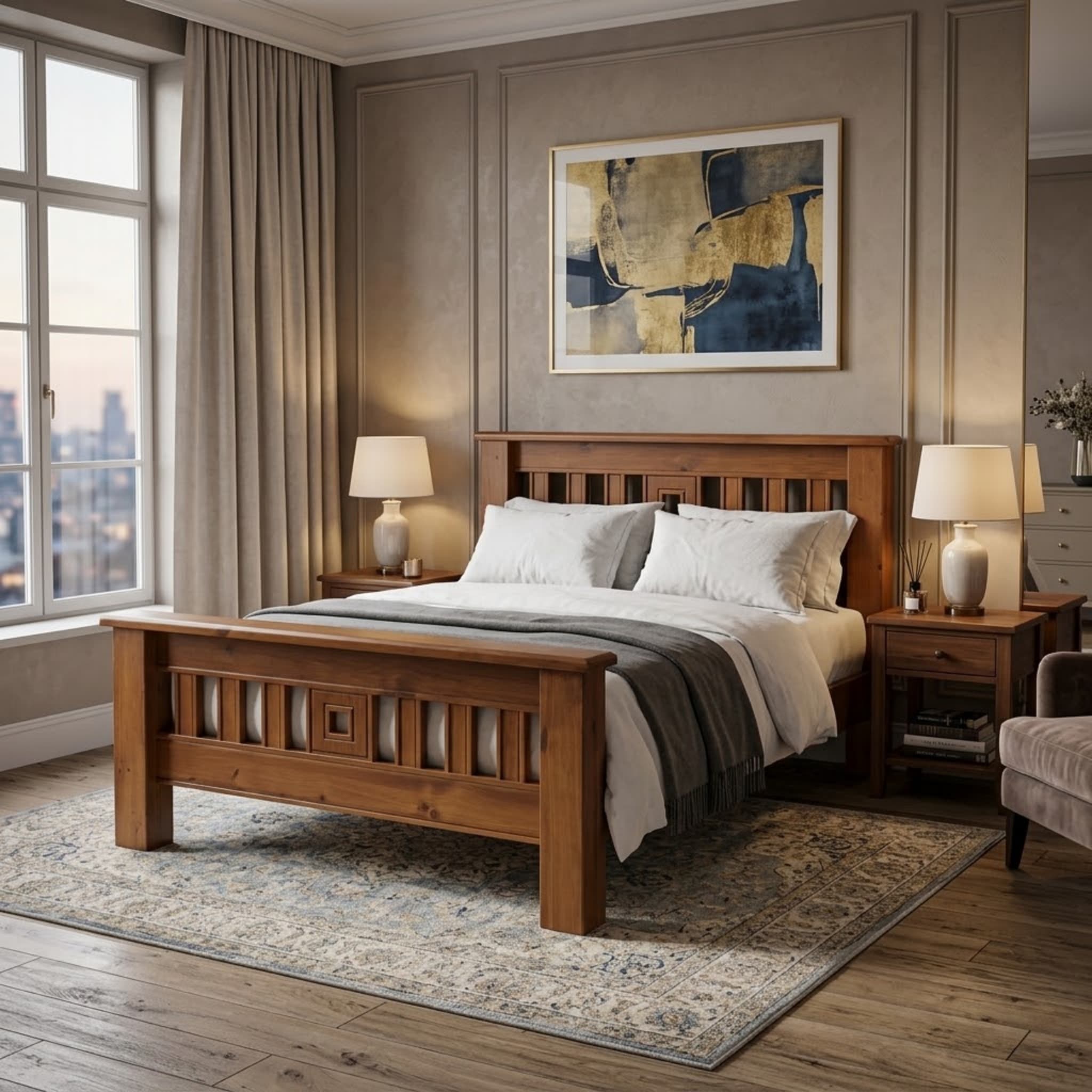 Felton Queen Bedroom Suite + Omega Medium Mattress