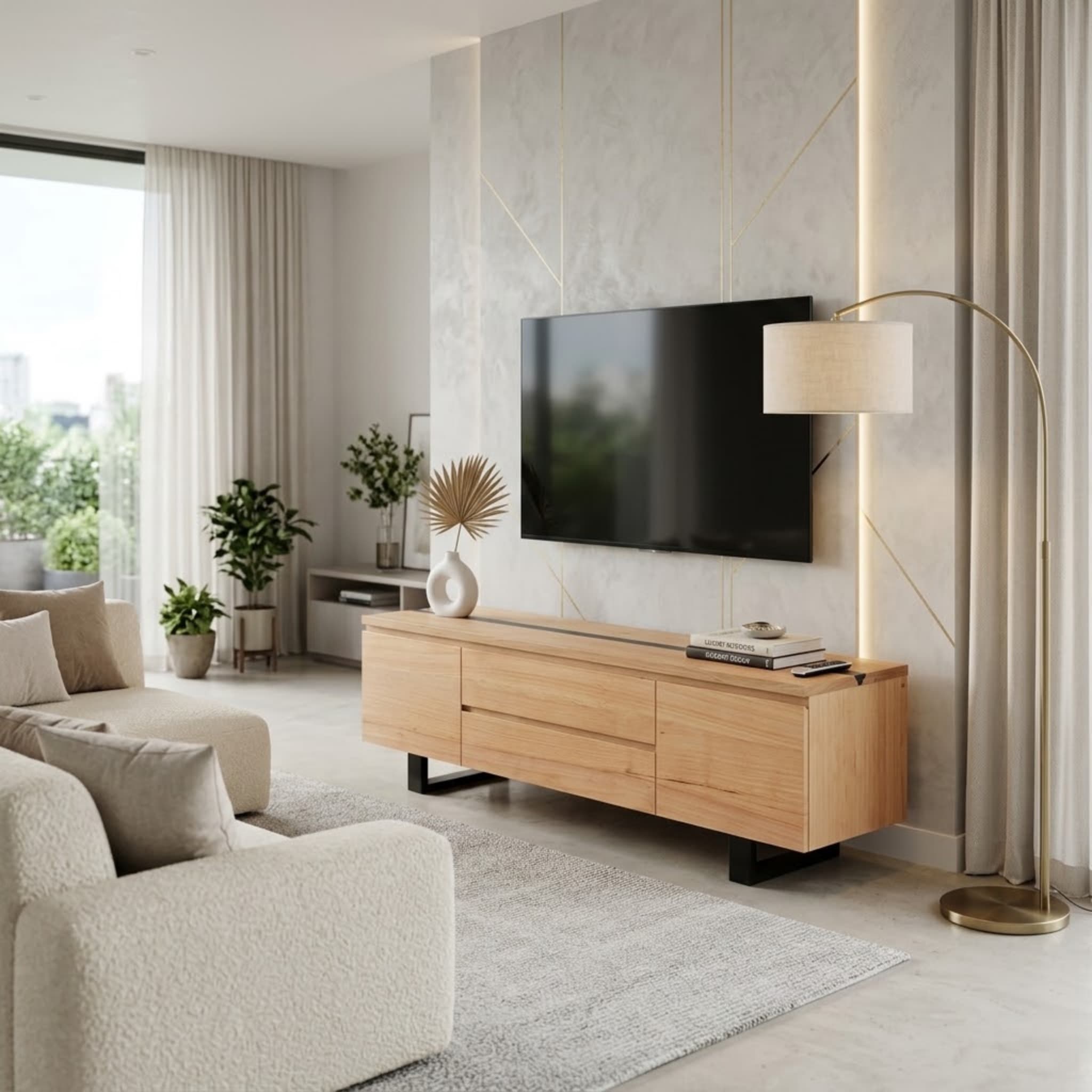 Katania 2 Door 2 Drawer TV Unit 2m