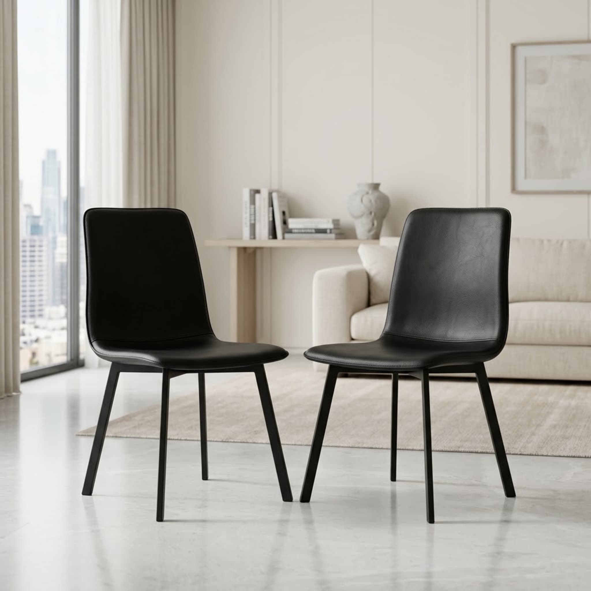 Katarina Chair Black – Set of 2