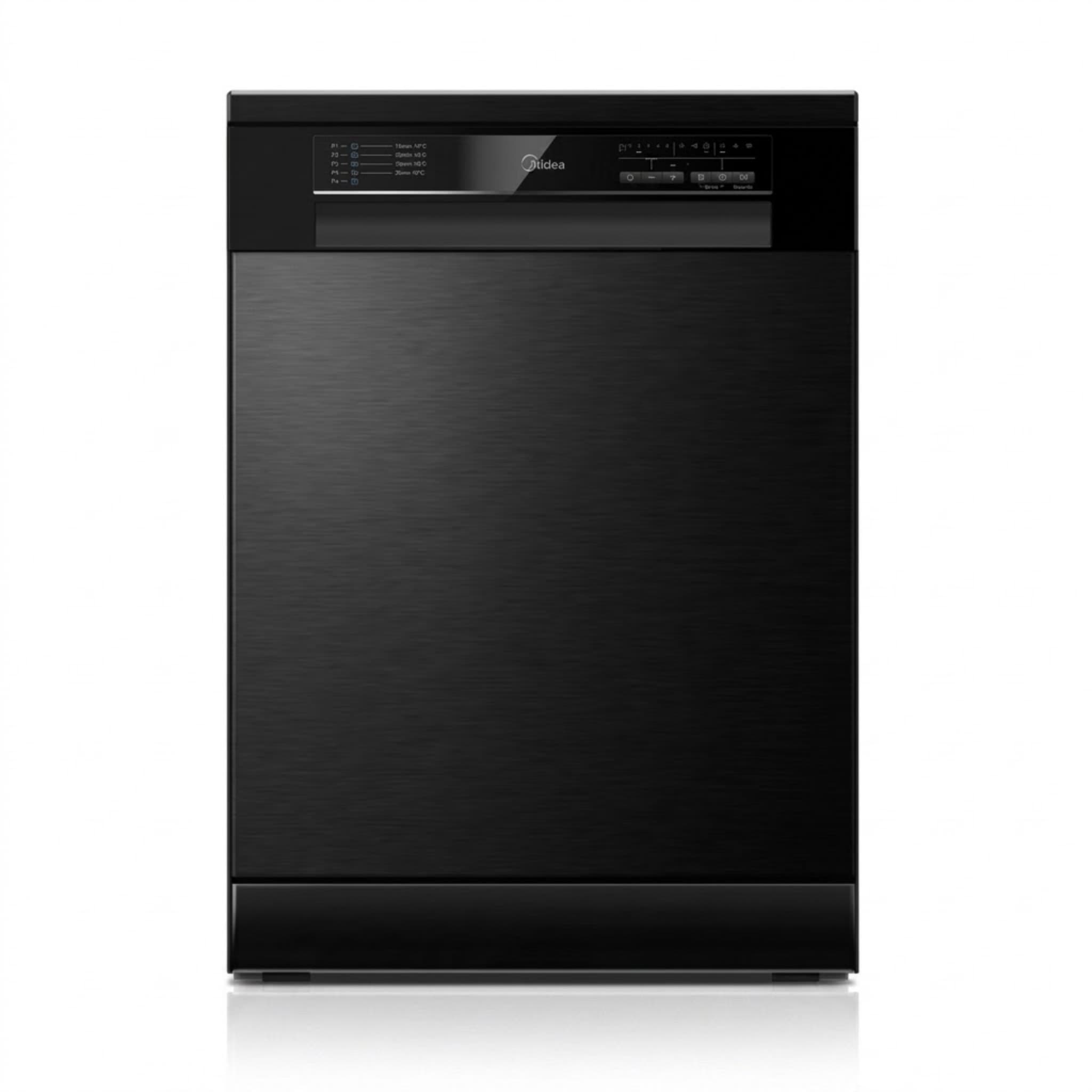 Midea 14 Place settings dishwasher Black Steel alternate view