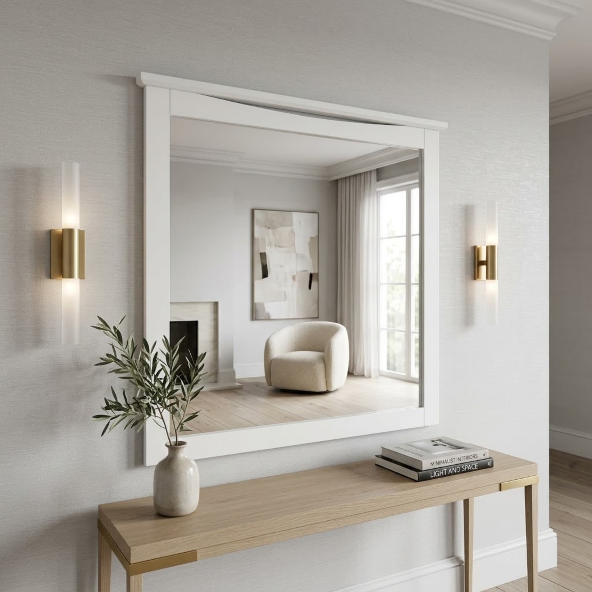 Patty Mirror (White)