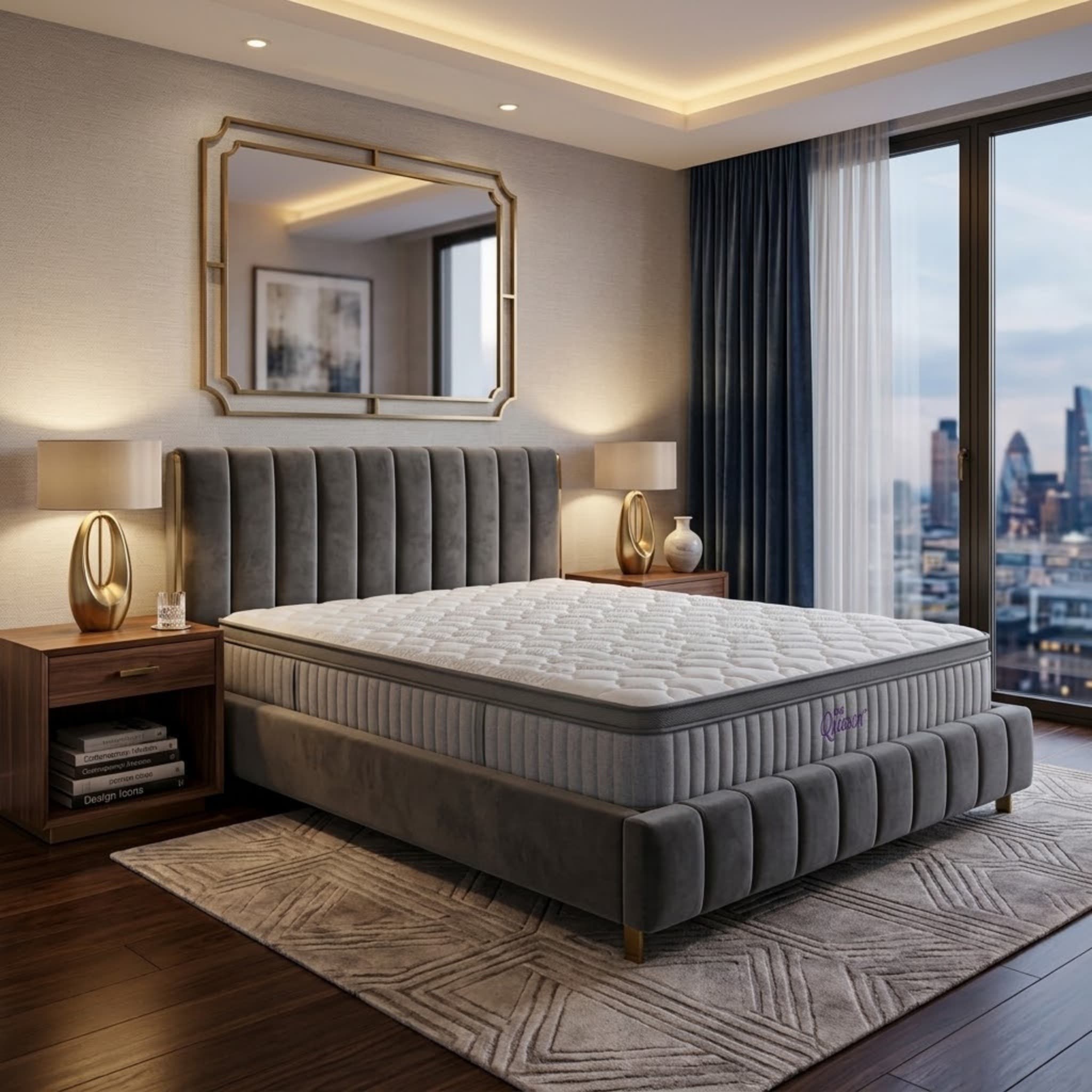 Quasar Eurotop Pocket Spring In A Box Mattress