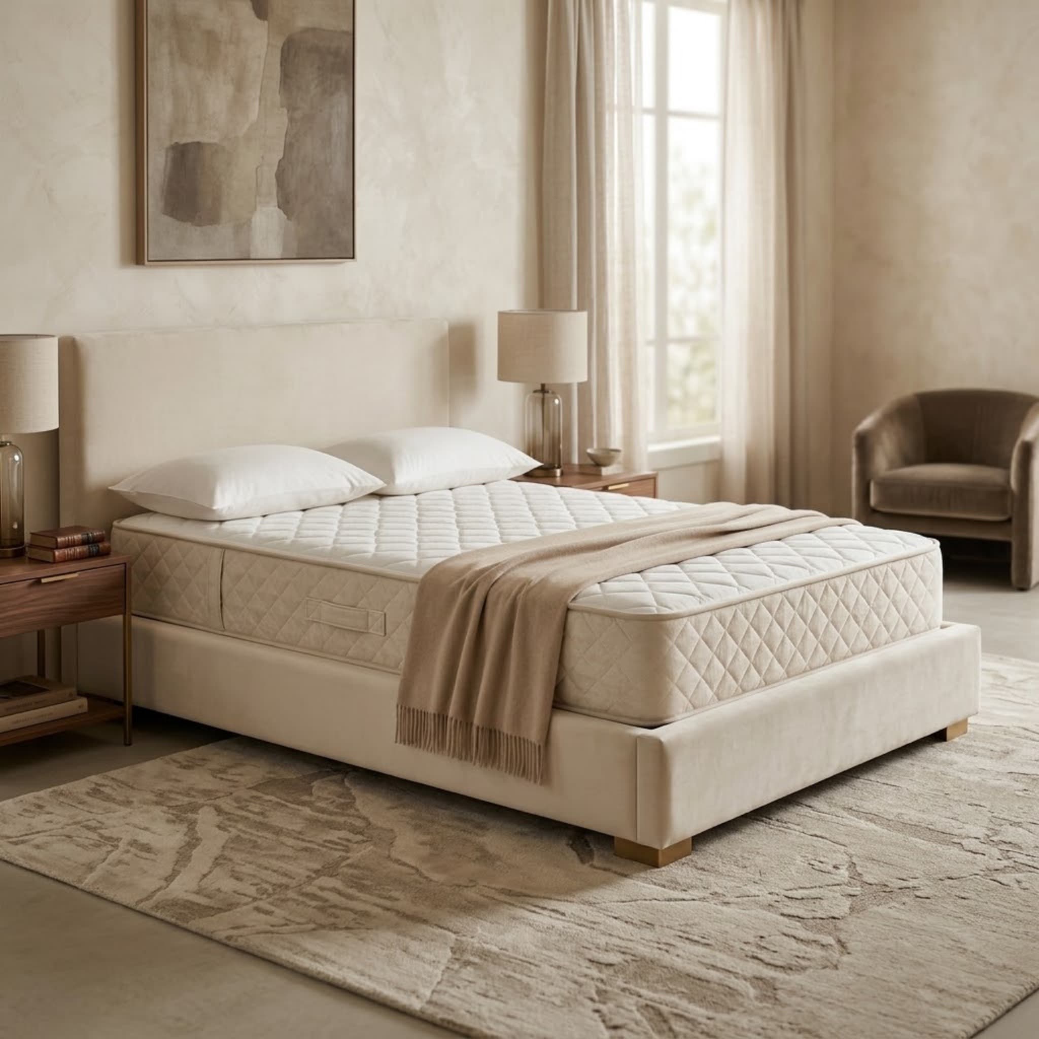 Silvia King Single Mattress + Eco Bed Base Bundle