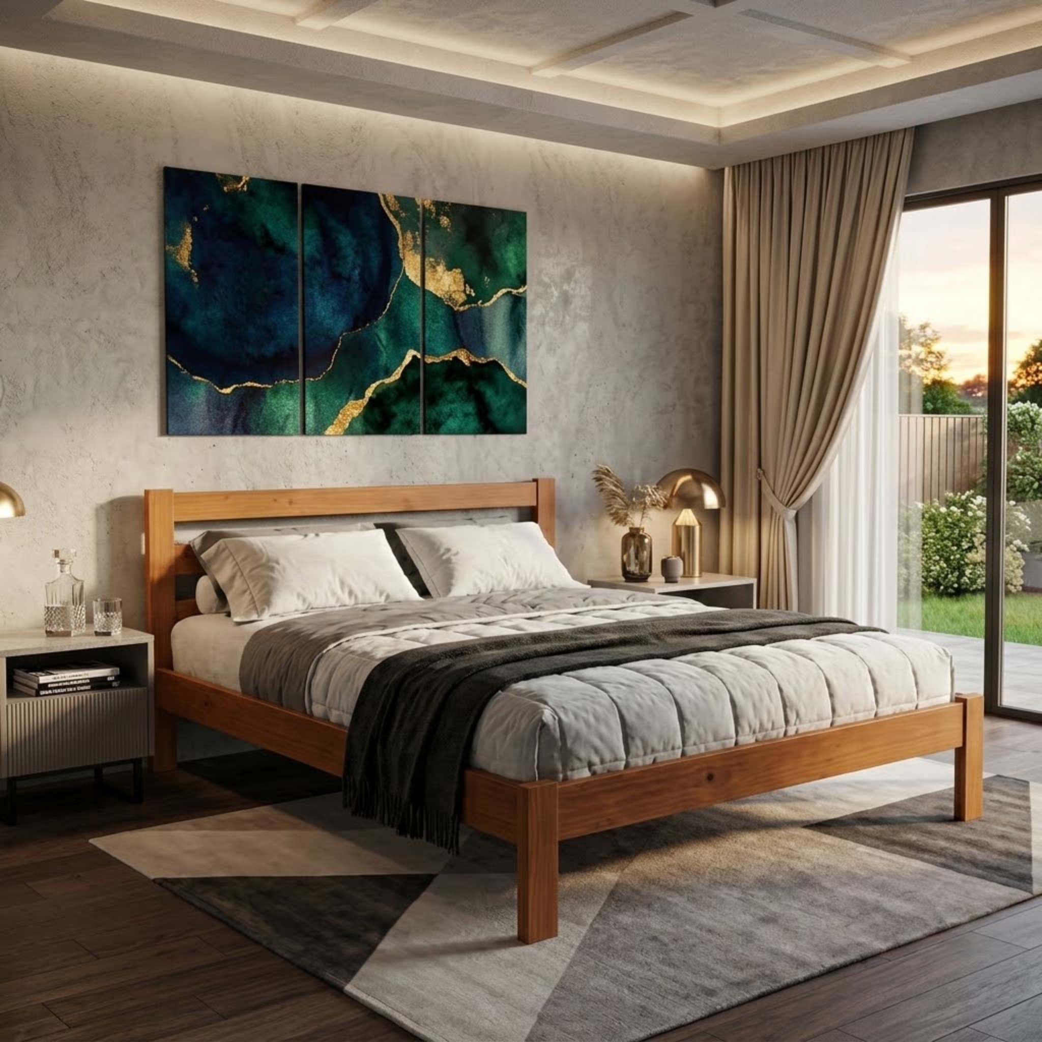 Tina Queen Bedroom Suite + Galaxy Mattress