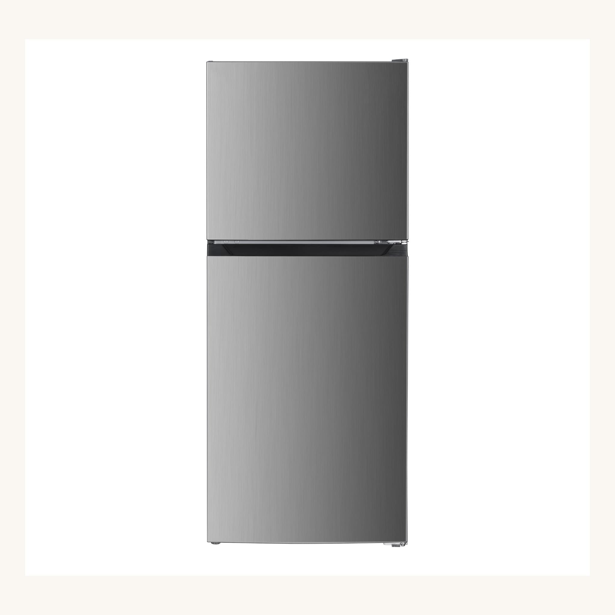 Imprasio 181L Top Mount Fridge Freezer Stainless Steel