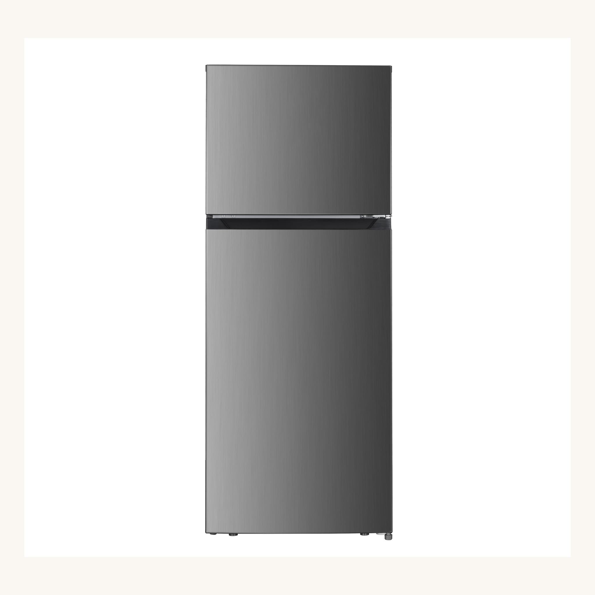 Imprasio 415L Top Mount Fridge Freezer Stainless Steel