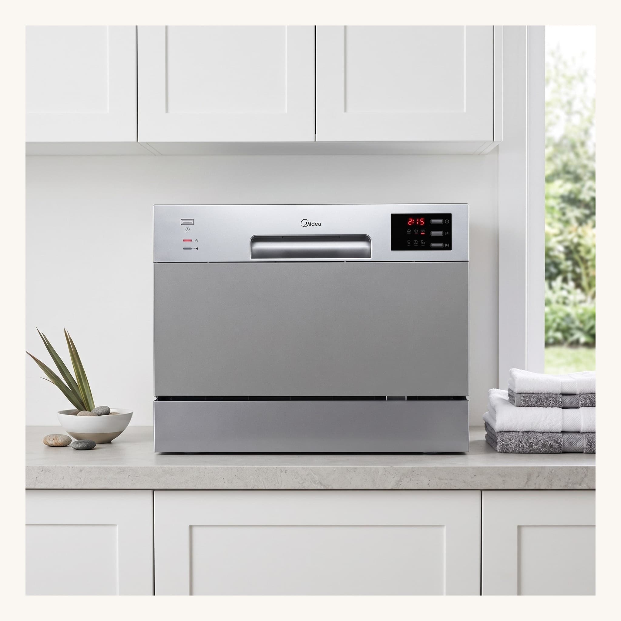 Midea 6 Place Benchtop Dishwasher JHDW6TT