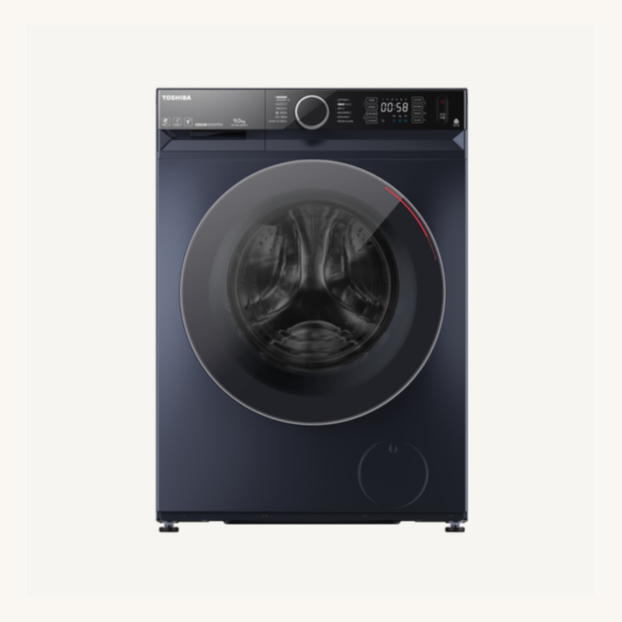 Toshiba T15 9kg Front Load Washing Machine Grey