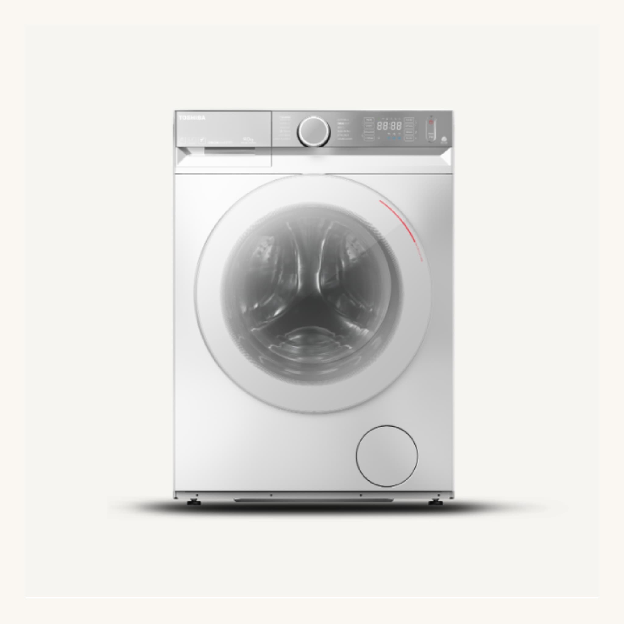Toshiba T15 9kg Front Load Washing Machine White