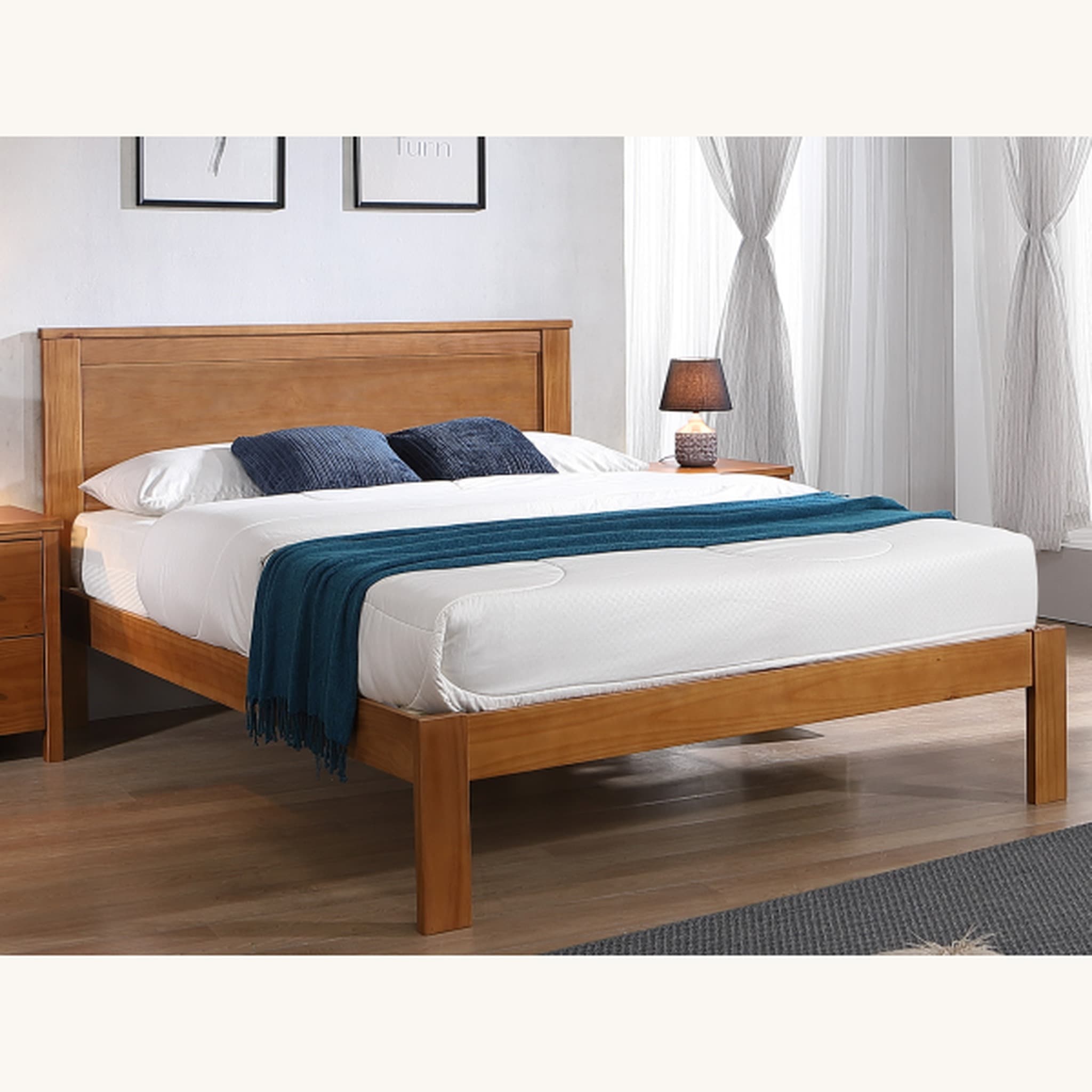 Tokoroa Bed Frame + Mattress Bundle alternate view