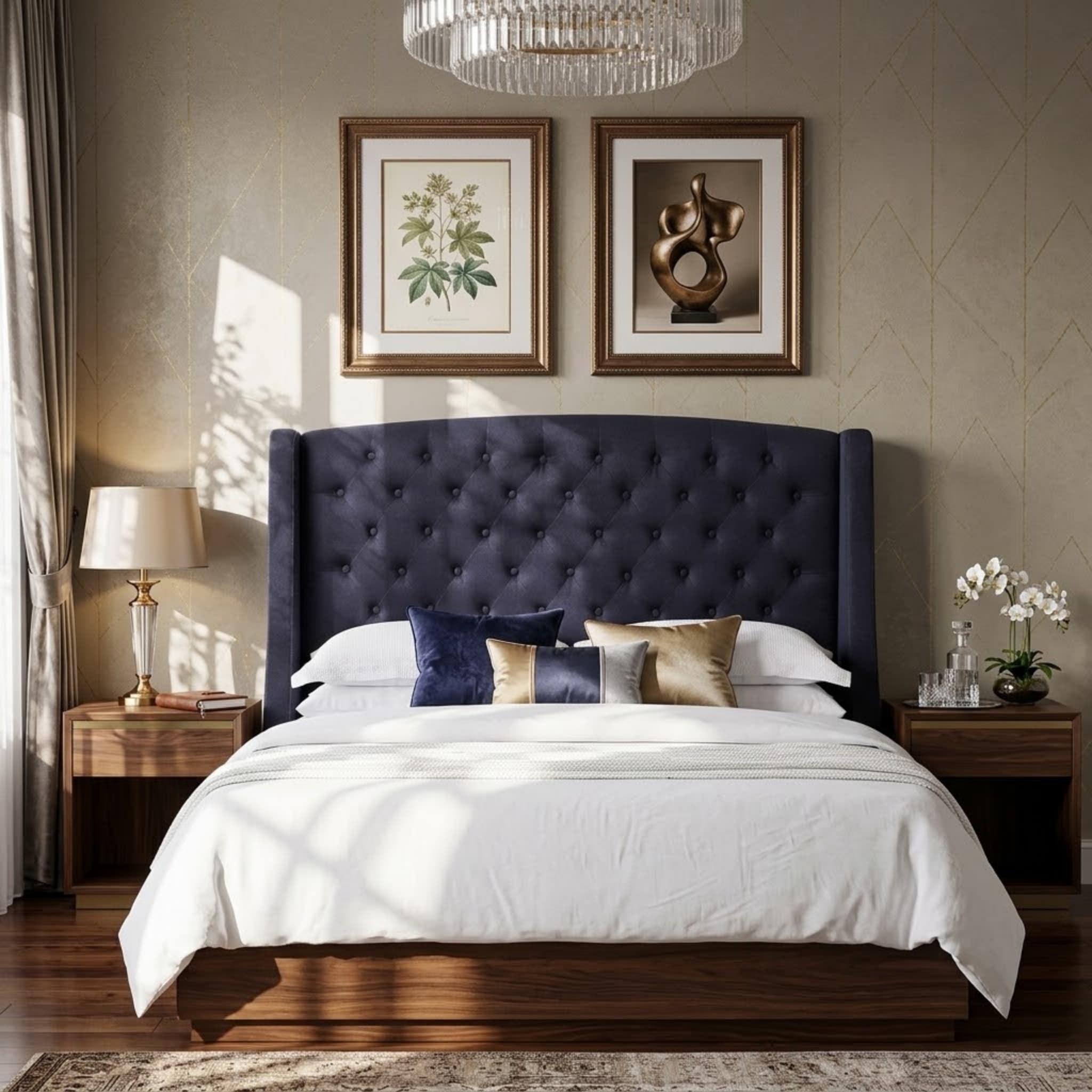 HH22 Newmarket Fabric Headboard