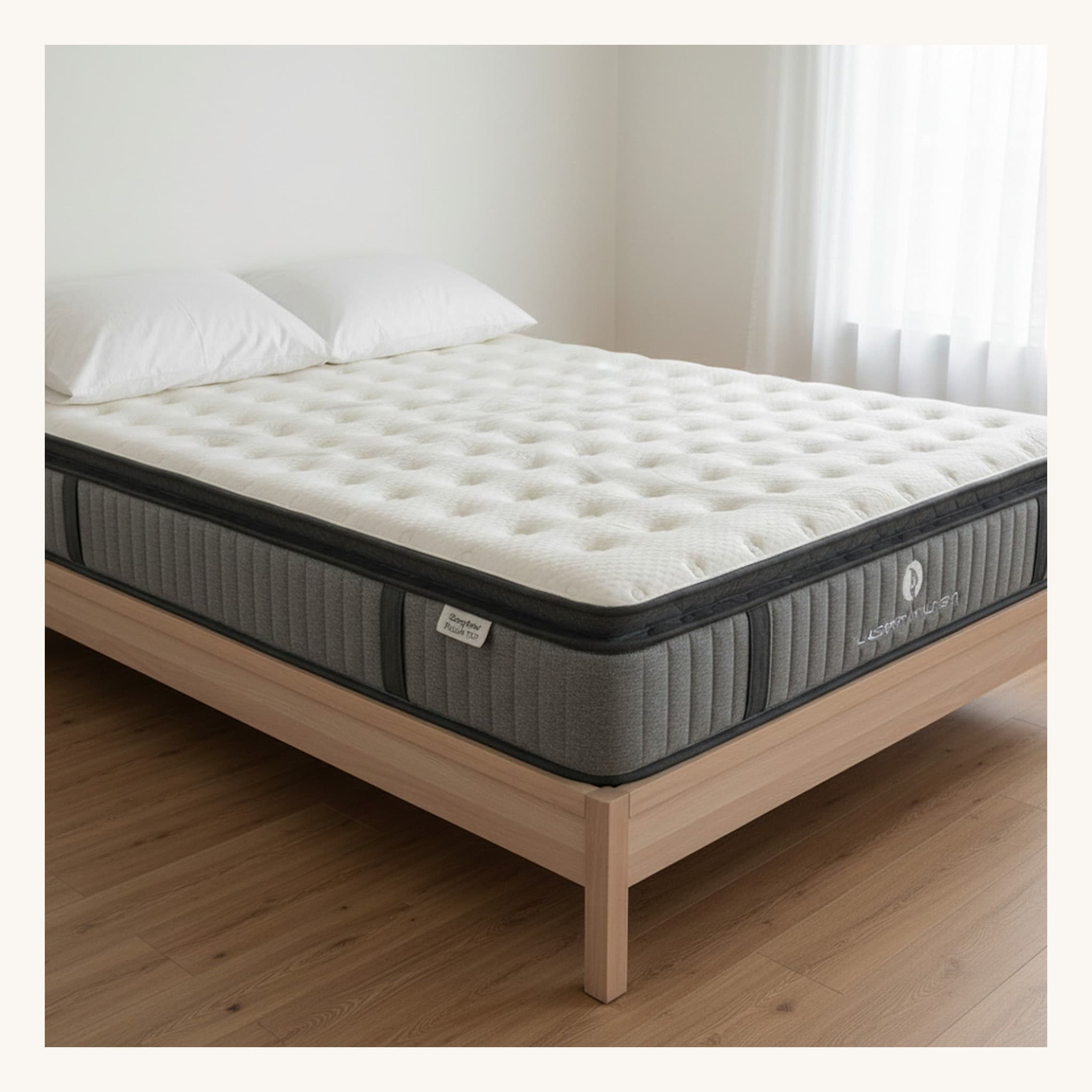 SleepMax Pillow Top Mattress + Eco Bed Base Bundle