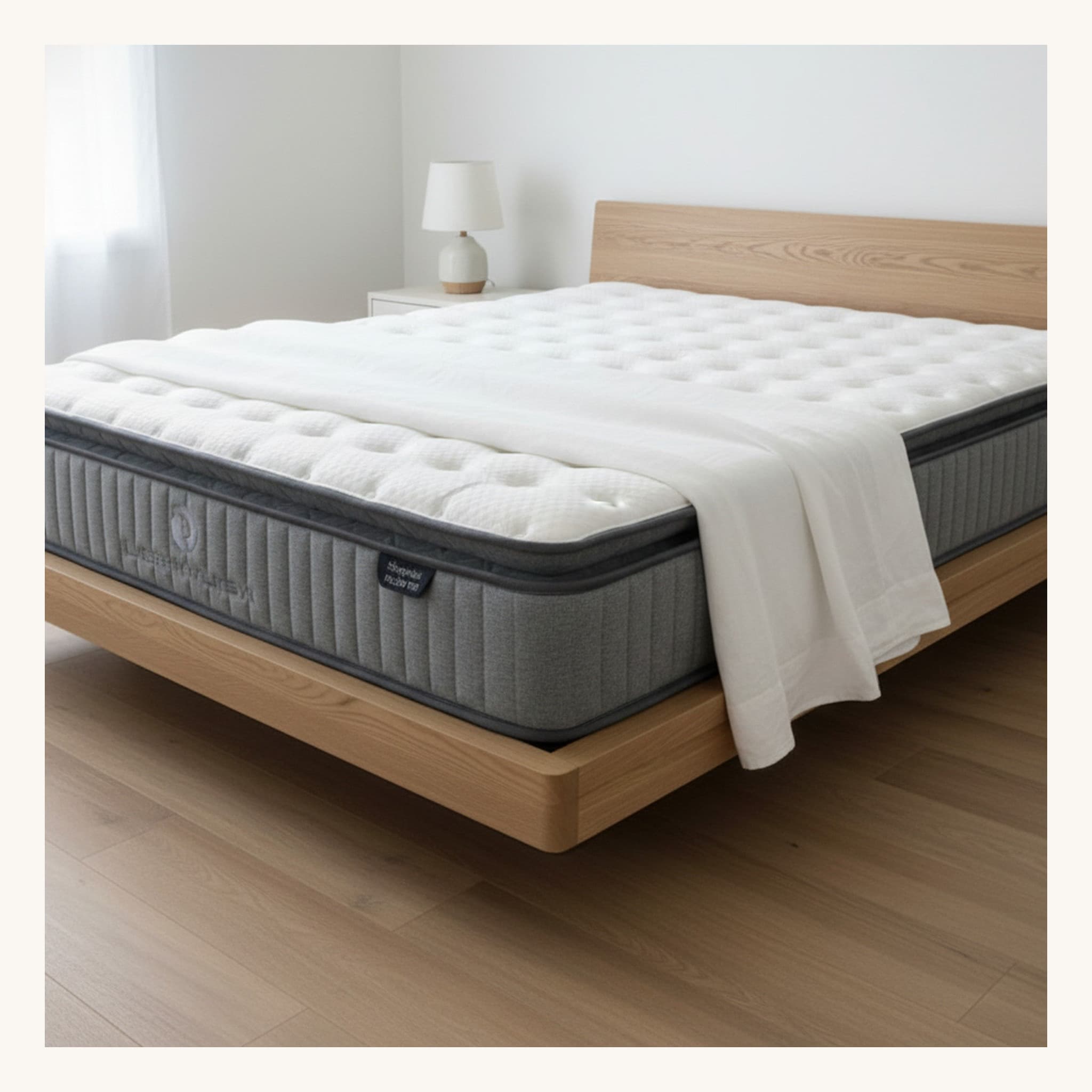 SleepMax Pocket Pillow Top Mattress + Eco Bed Base Bundle