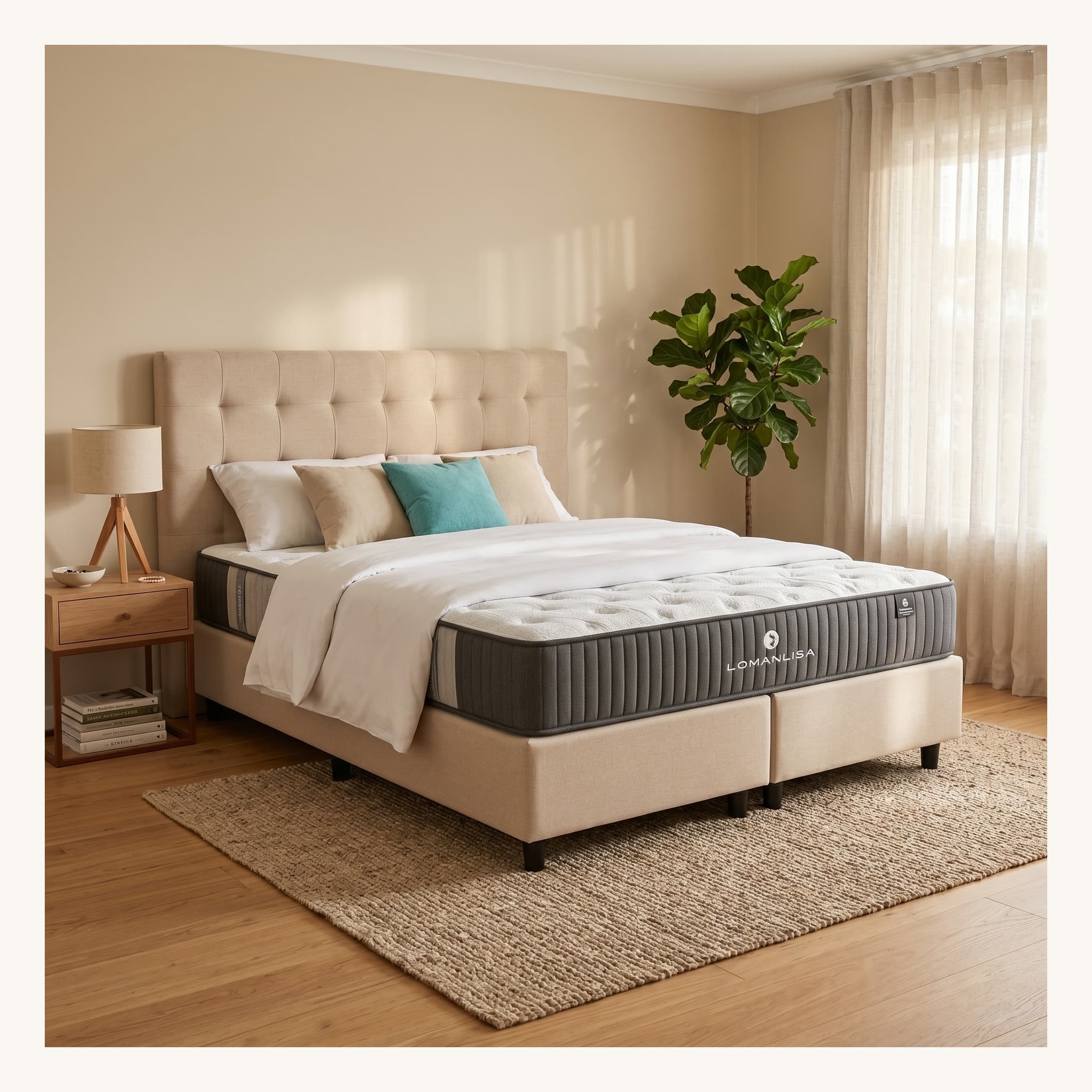 SleepMax X-Firm Edge Foam Mattress + Eco Bed Base Bundle