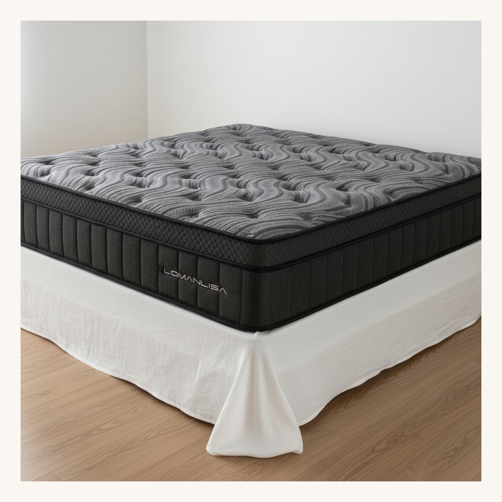 SleepMax Lux Gel Memory Mattress + Eco Bed Base Bundle