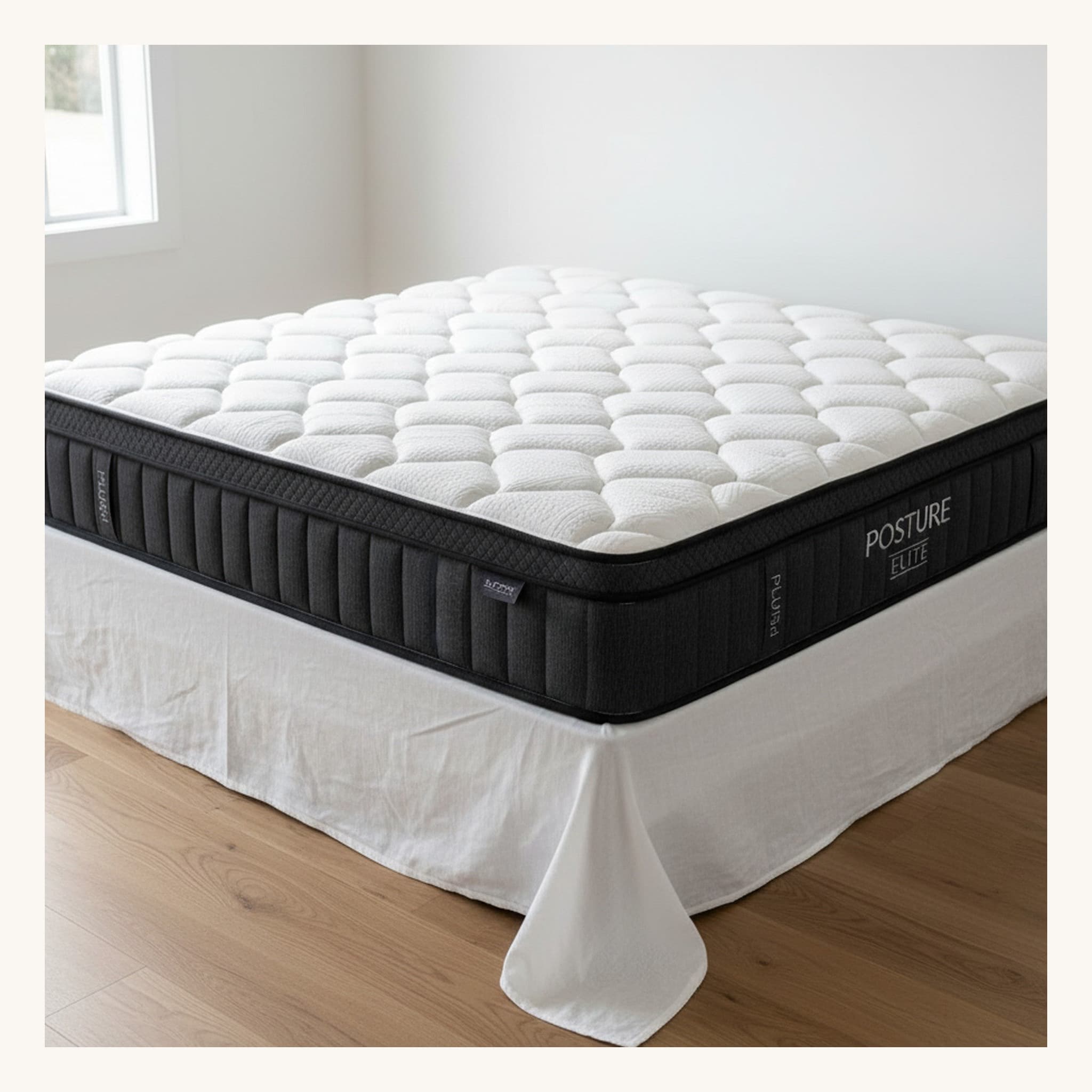 SleepMax Posture Elite Plush Mattress + Eco Bed Base Bundle