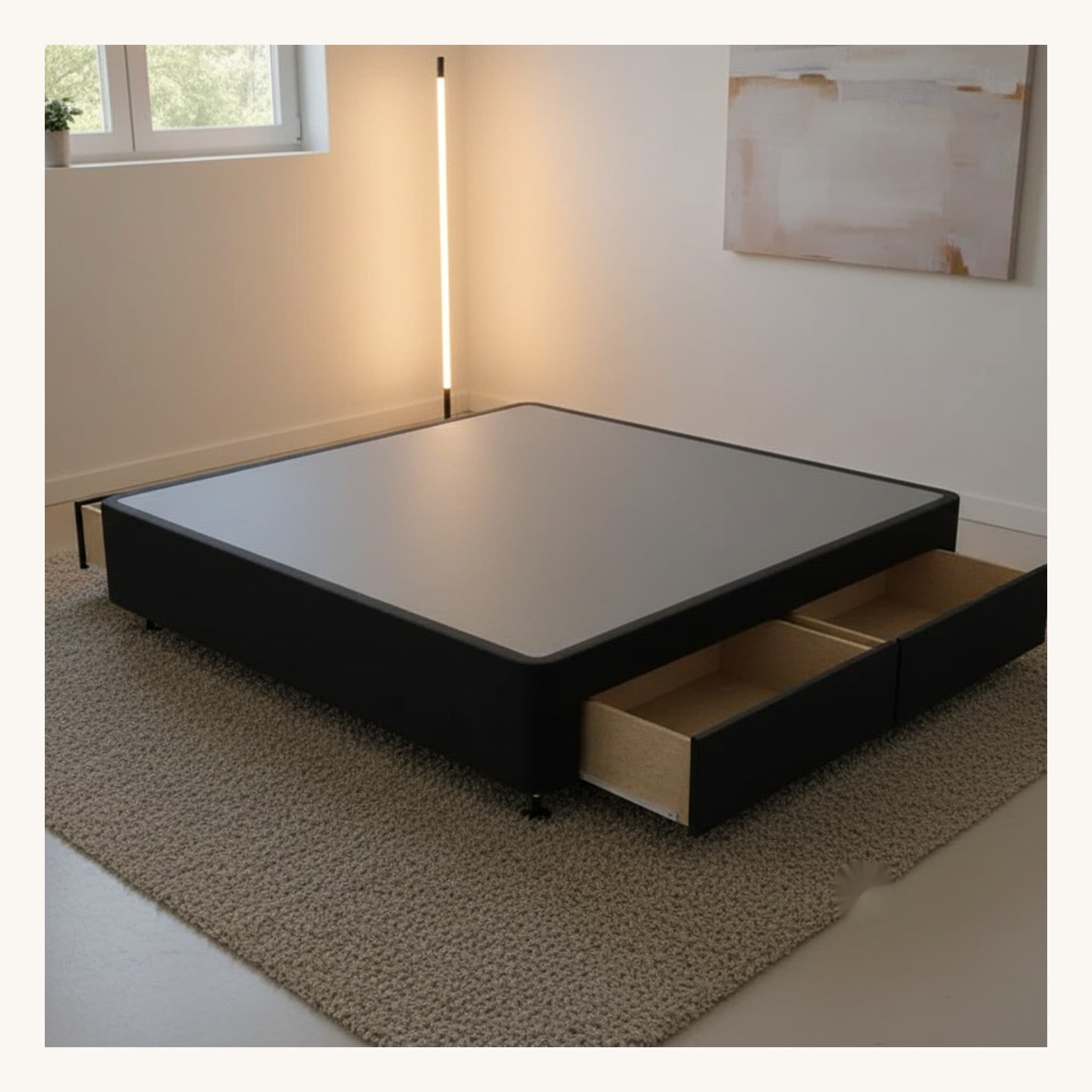 NZ Made Eco Bed Base With Drawer