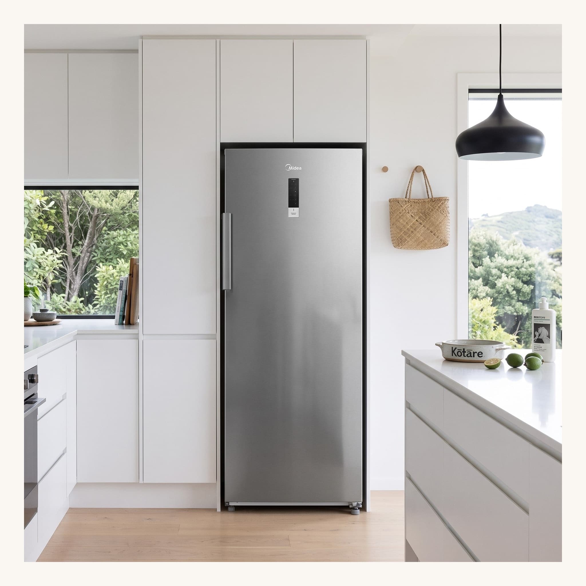 Midea 238L Upright freezer or fridge dual model MDRU333FGF02AP