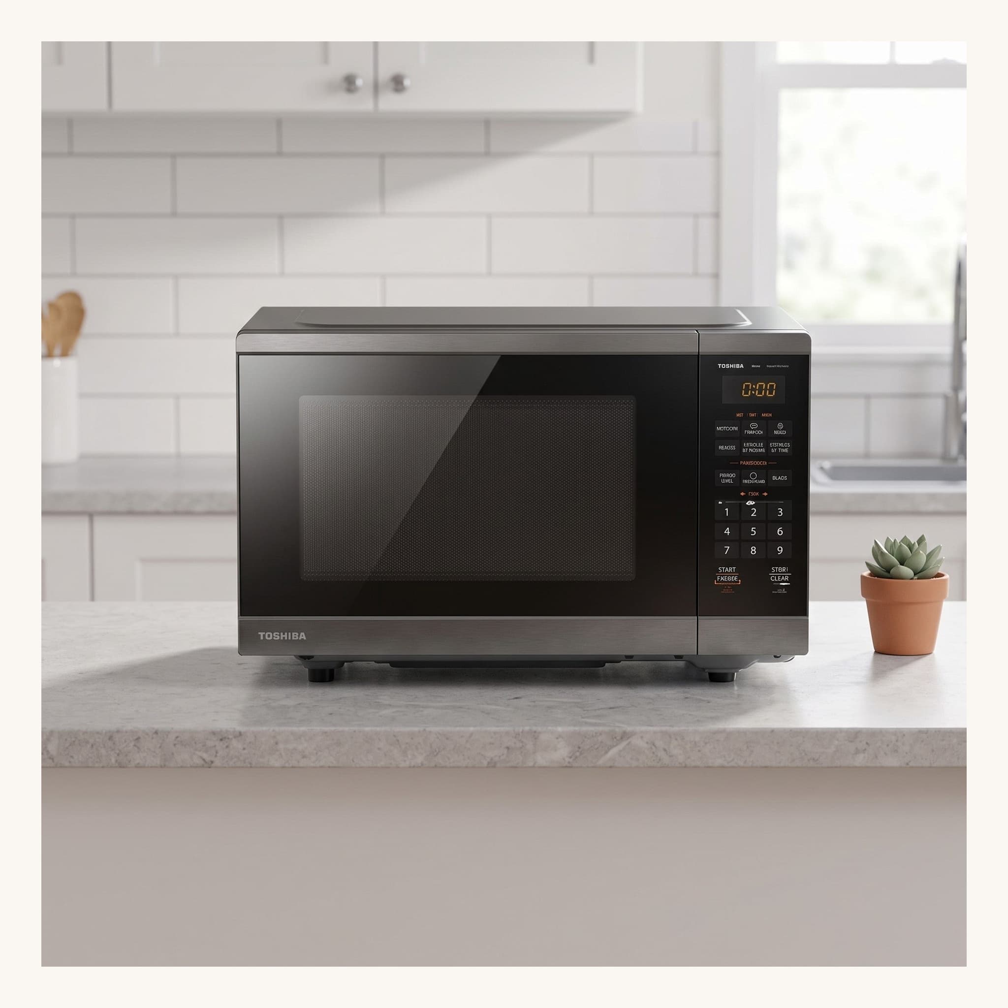 Toshiba 32L Flatbed Microwave ML3-EM32PFI(BS)