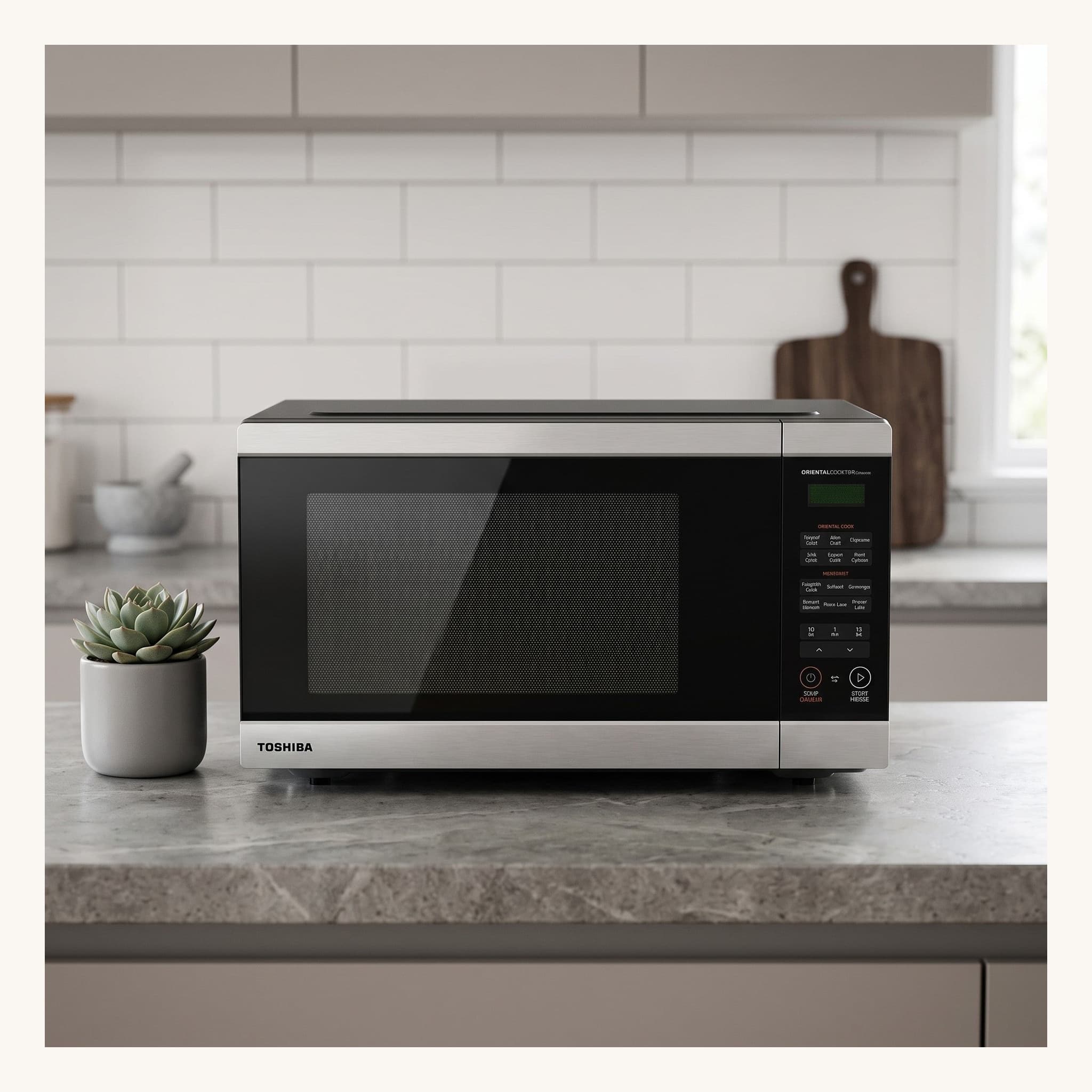 Toshiba 34L Combi Microwave black with Air fryer App Control