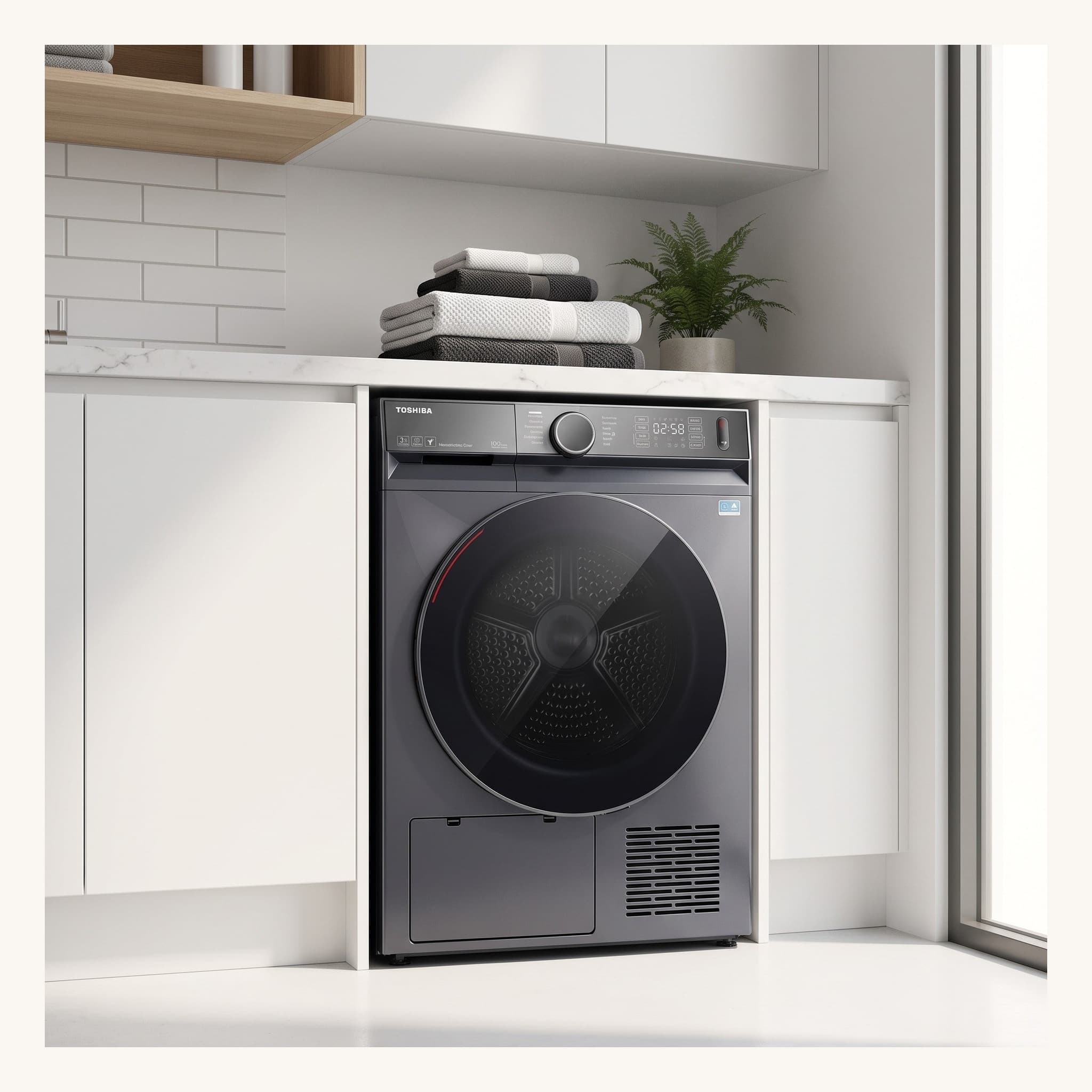 Toshiba HP Dryer T15 10 KG TD-BP110GHAU(MG)Grey