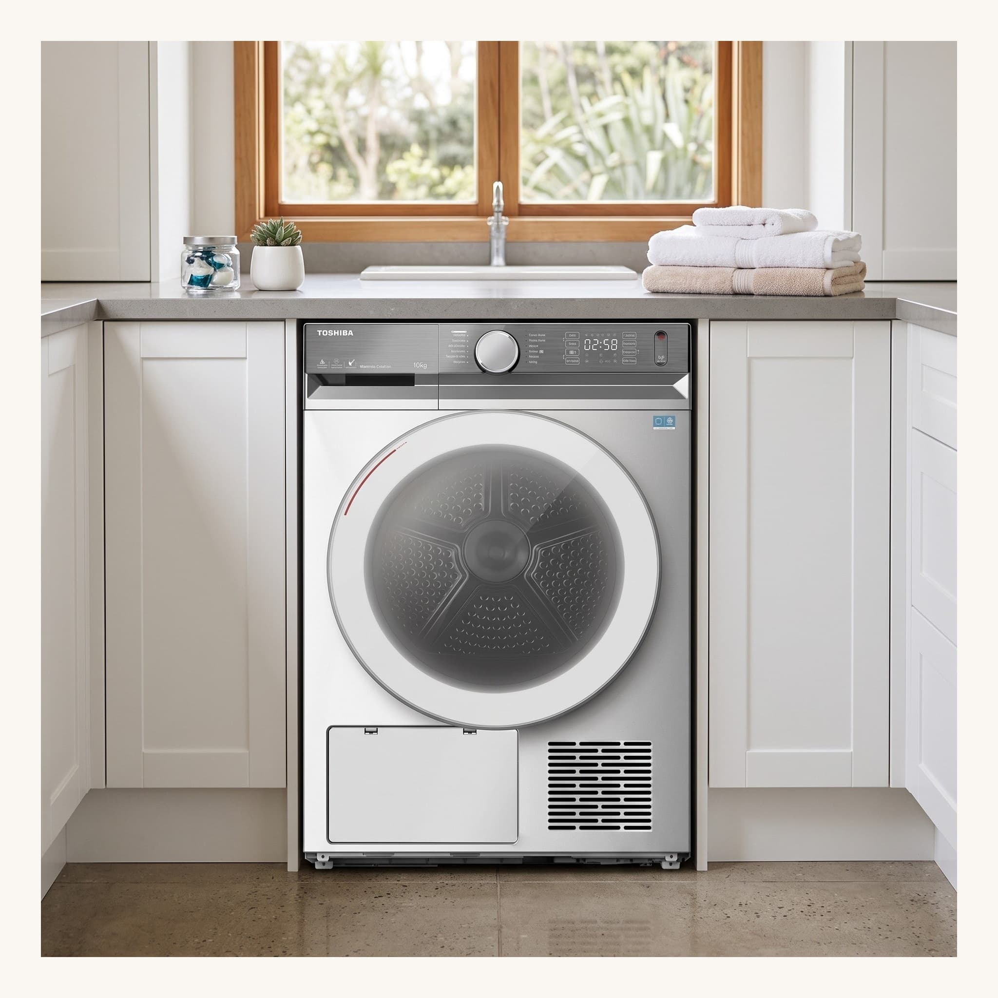 Toshiba HP Dryer T15 10kg TD-BP110GHAU(WS) white