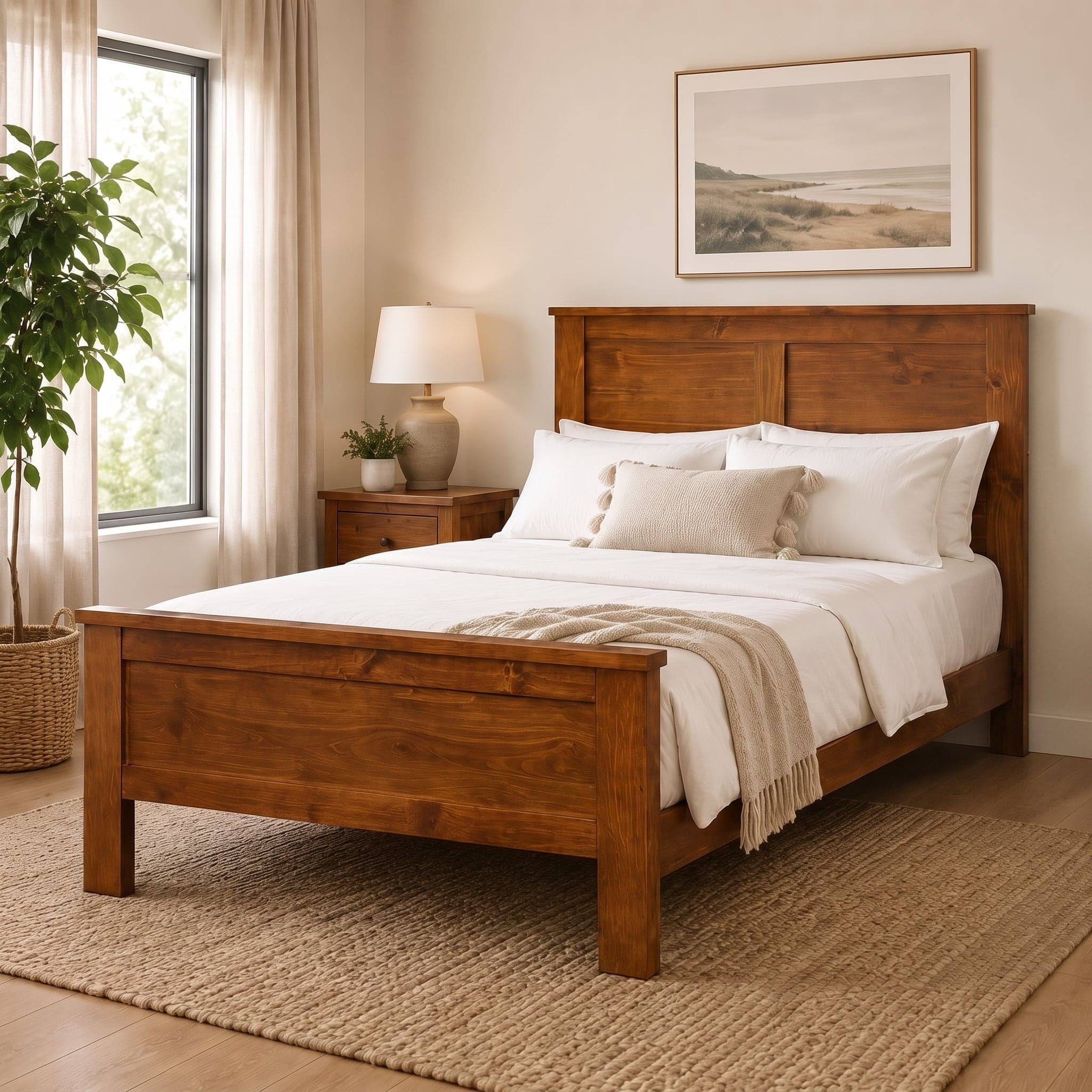 Master Queen Bed Black + Mattress Bundle