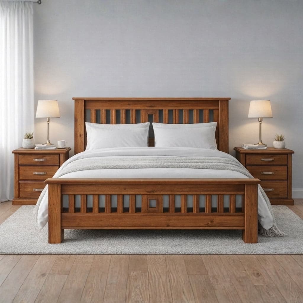 Felton King Bed Frame + Mattress Bundle alternate view