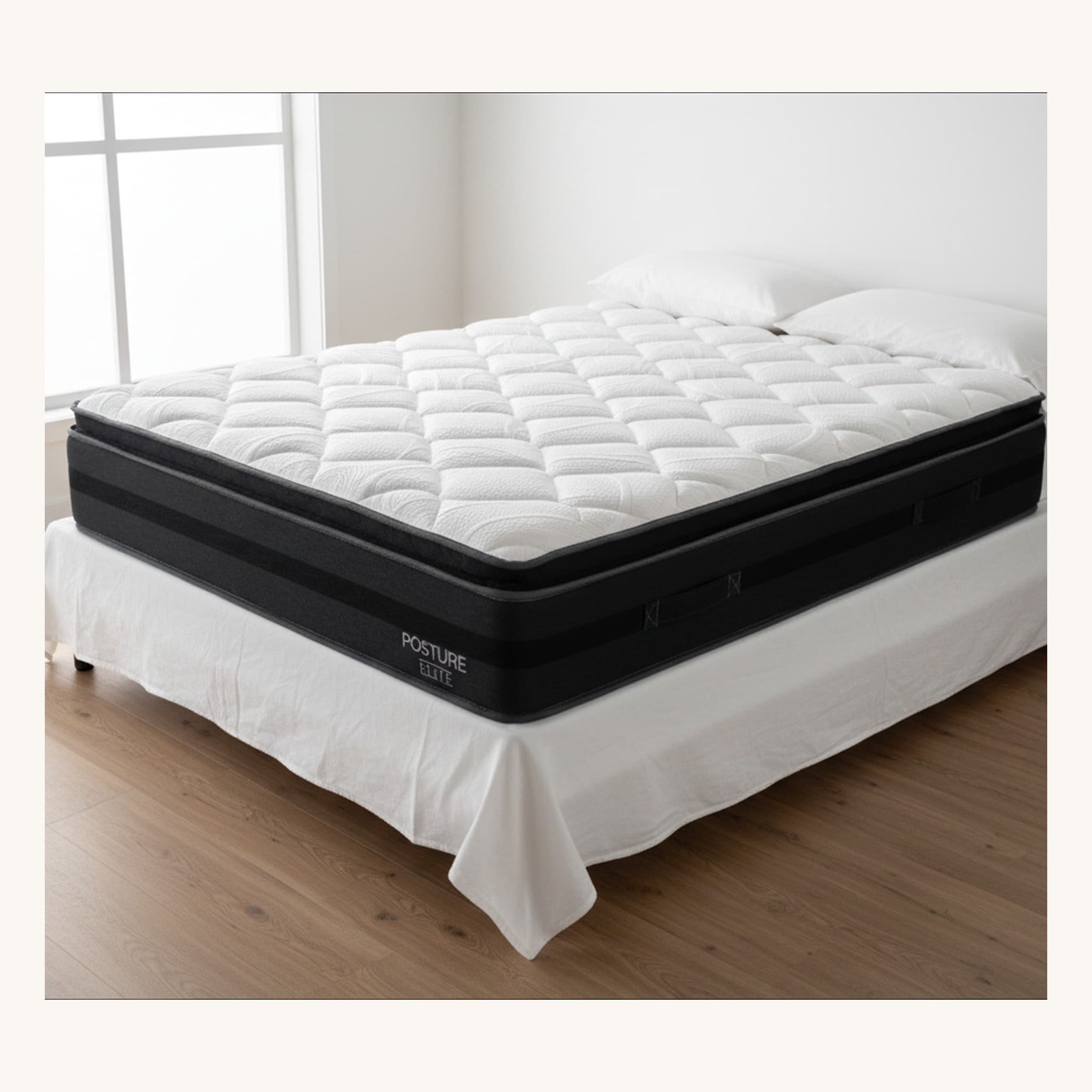 SleepMax Posture Elite Medium Mattress + Eco Bed Base Bundle