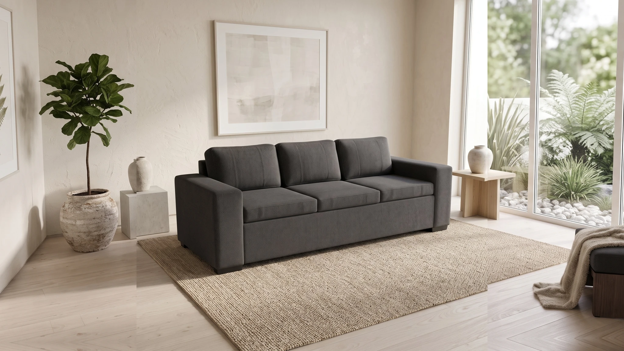 Jumbo NZ Made sofa range in a room setting