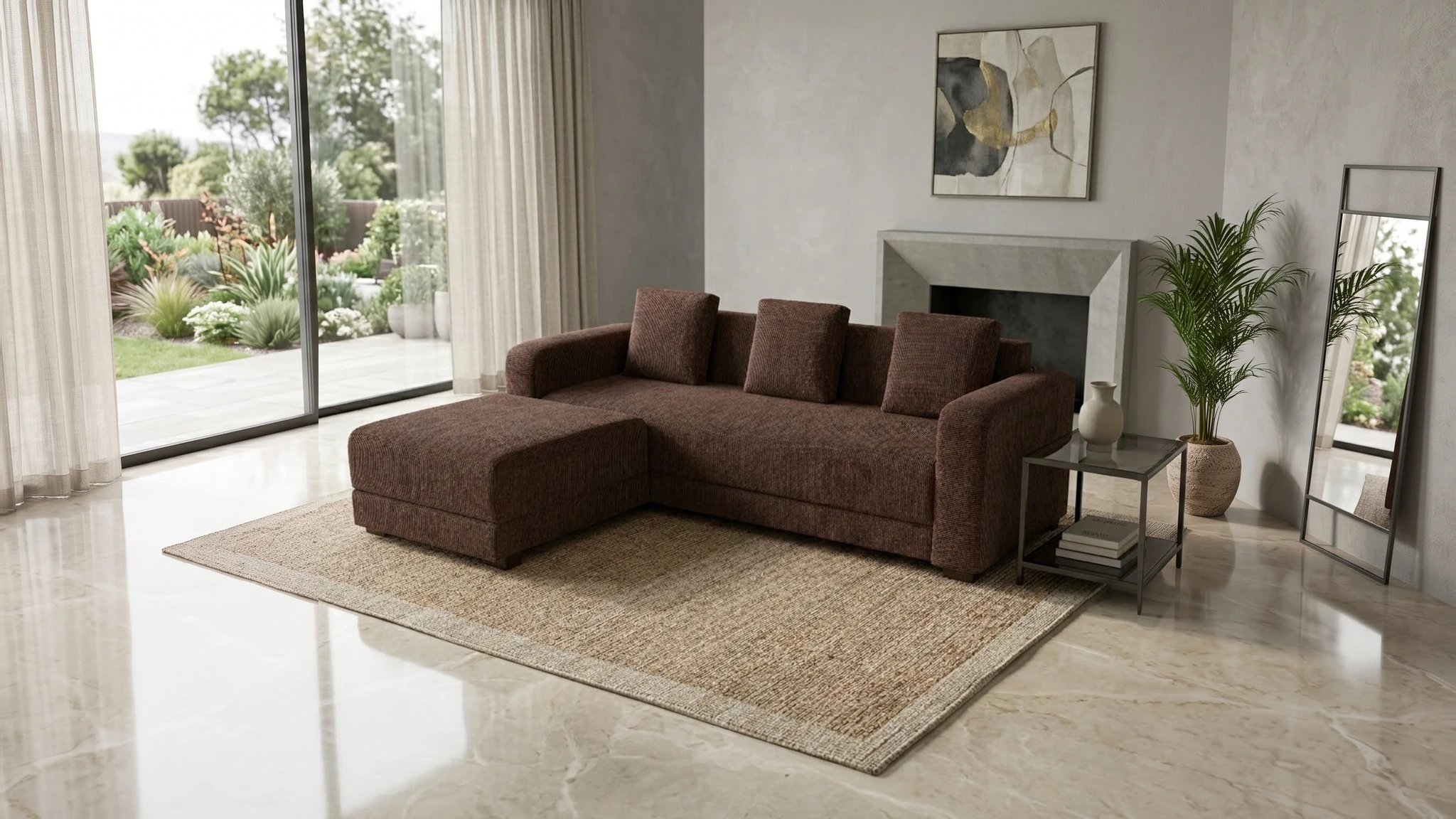 Sigma NZ Made sofa range in a room setting