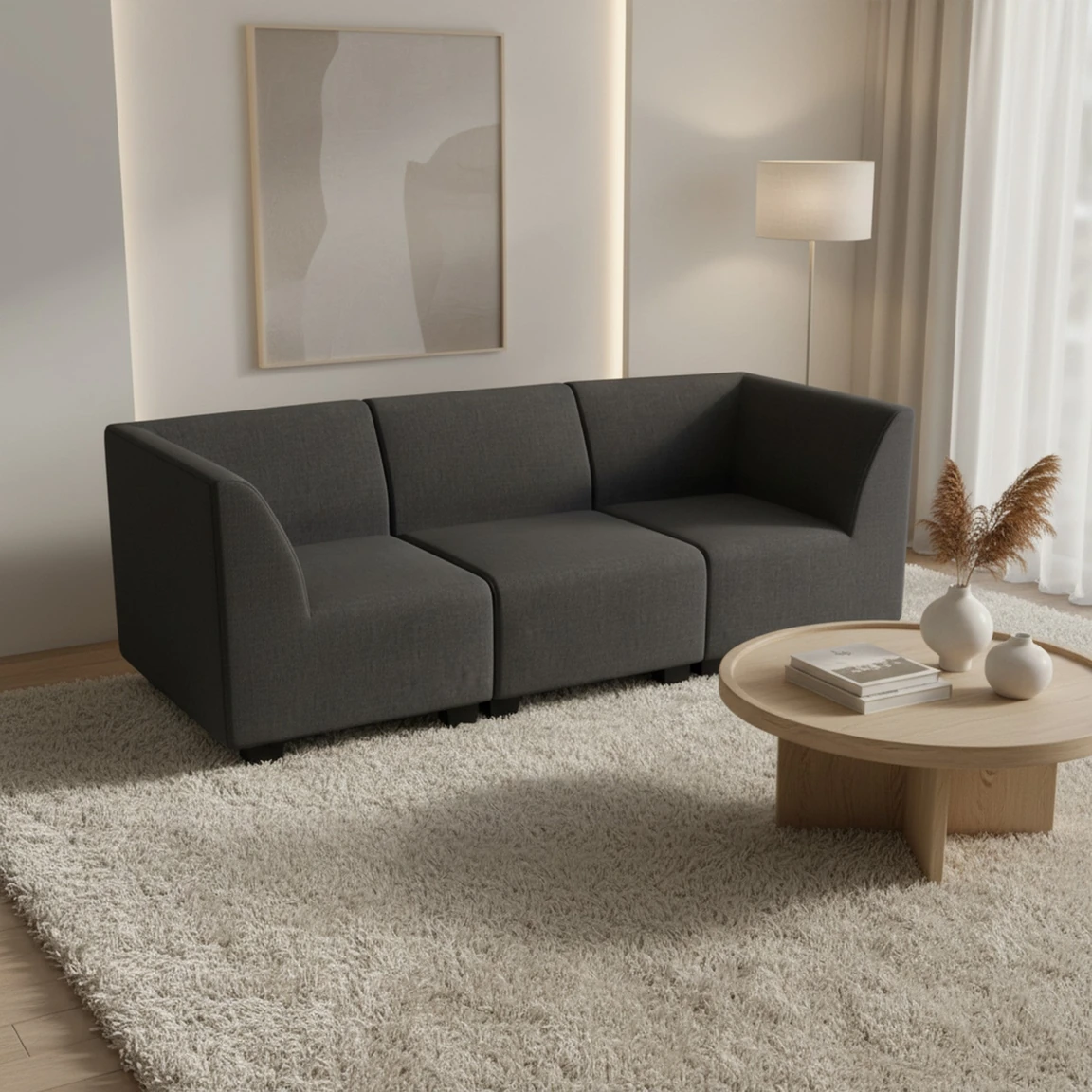 Vista NZ Made sofa range in a room setting